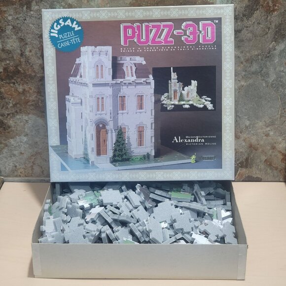 Puzz 3D Alexandria Victorian House Puzzle Jigsaw Puzzle - Picture 5 of 9